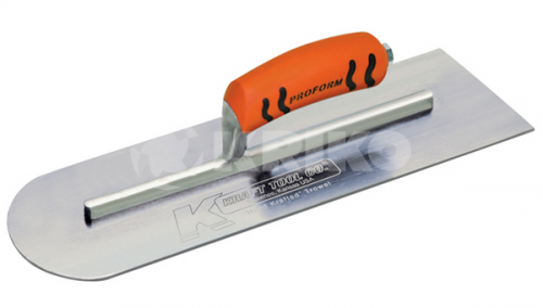 10"x4" Round Front/Square Back Trowel w/ProForm® Handle